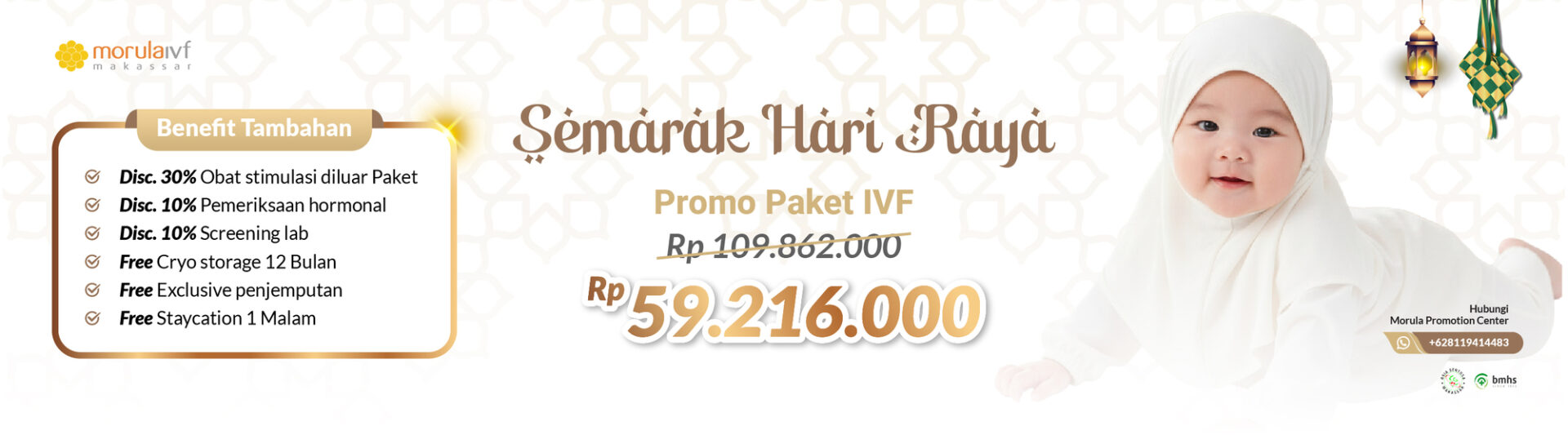 Program Bayi Tabung mulai 56 Juta Rupiah 1 semarakhariraya